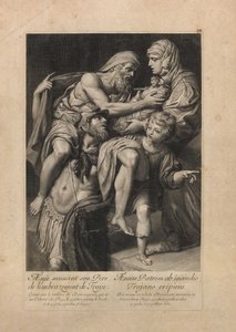 父親を救うアイネイアストロイエの息子のペレデランブラスメントデトロイエ 作： Domenichino